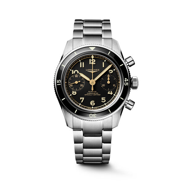 Spirit Flyback 40 mm chronograph manuelle en acier inoxydable